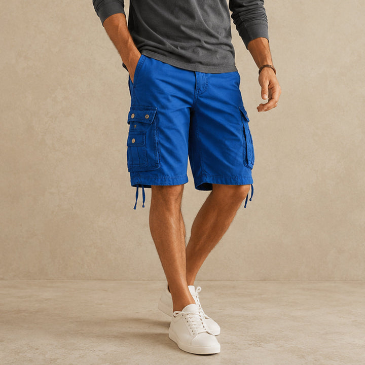 Casual Cotton-Feel Cargo Shorts