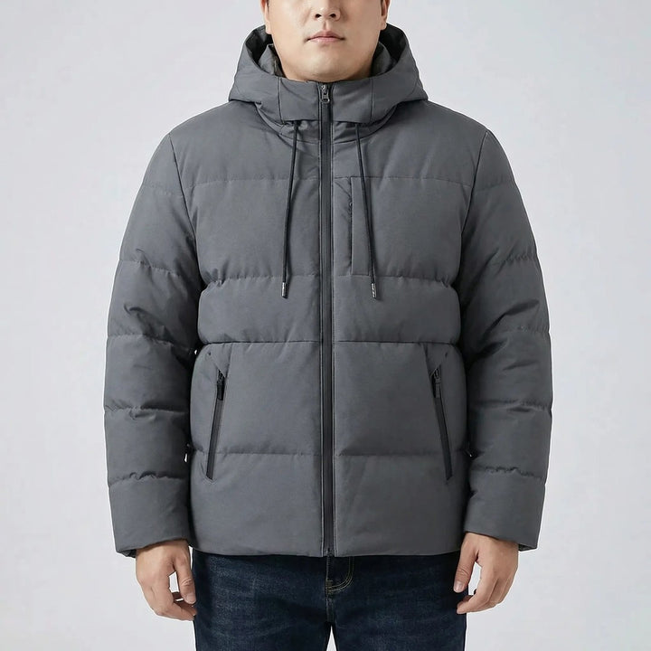 Stanhope Row - Hooded Puffer Jacket Drawcord Hood Zip Pockets Chest Pocket