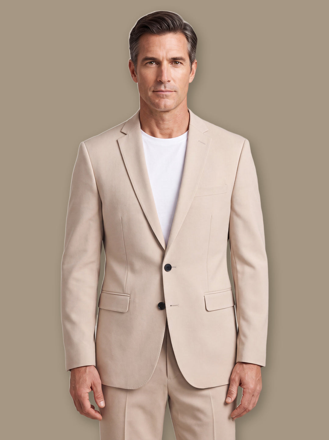 Classic Three Piece Formal Business Suit with Waistcoat