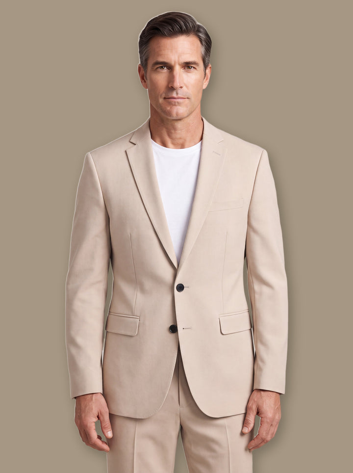 Classic Three Piece Formal Business Suit with Waistcoat