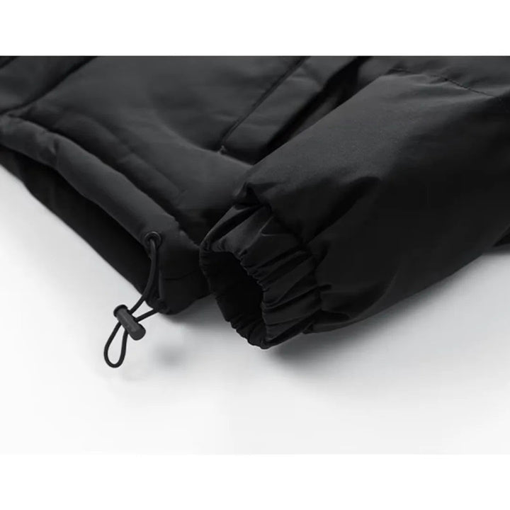 Tolland Ridge - Padded Jacket Fleece Hood Layer Zip Front Elastic Cuffs Drawcord Hem