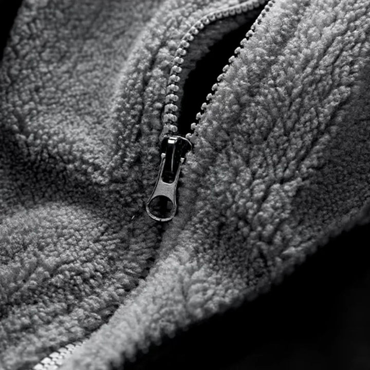 Tolland Ridge - Padded Jacket Fleece Hood Layer Zip Front Elastic Cuffs Drawcord Hem