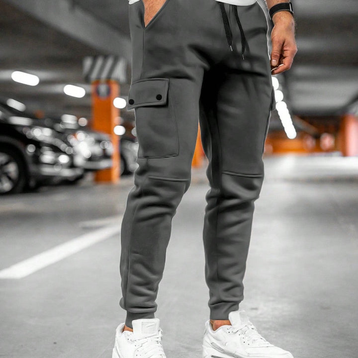 Twist-Flap Pocket Jogger Pants