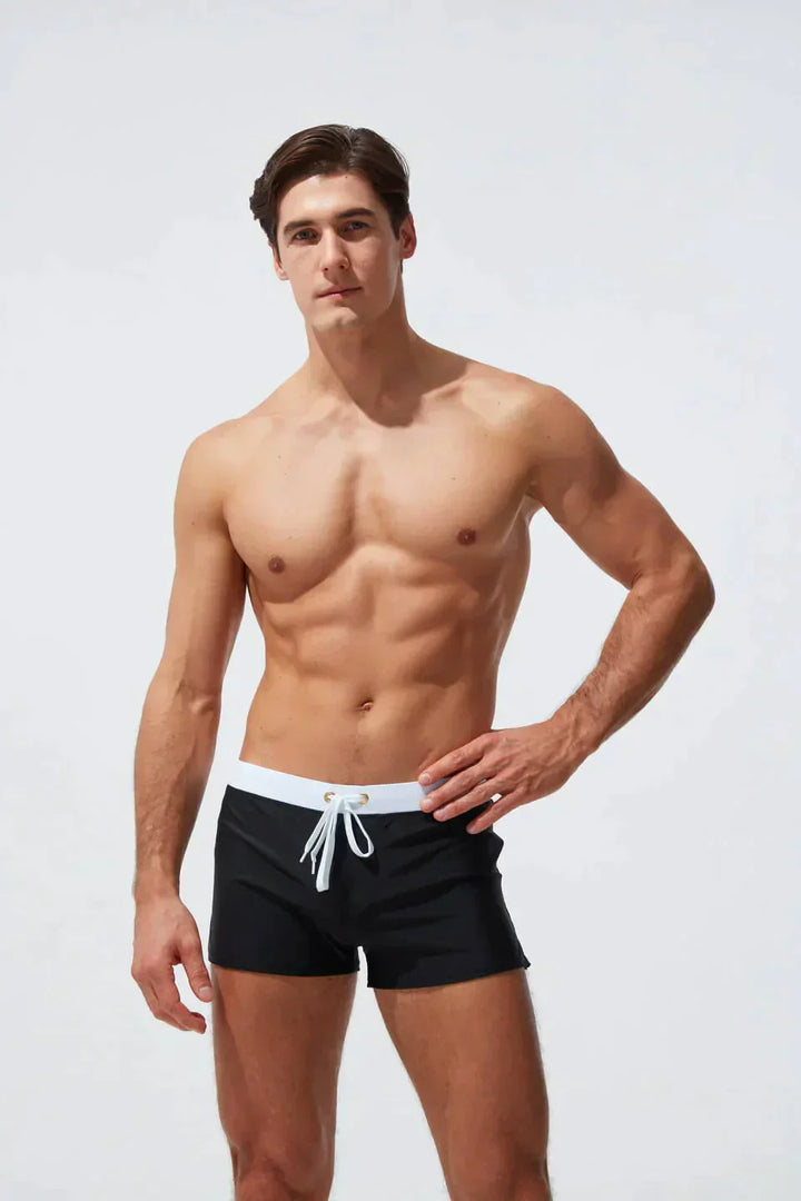 Men’s Drawstring Swim Trunks