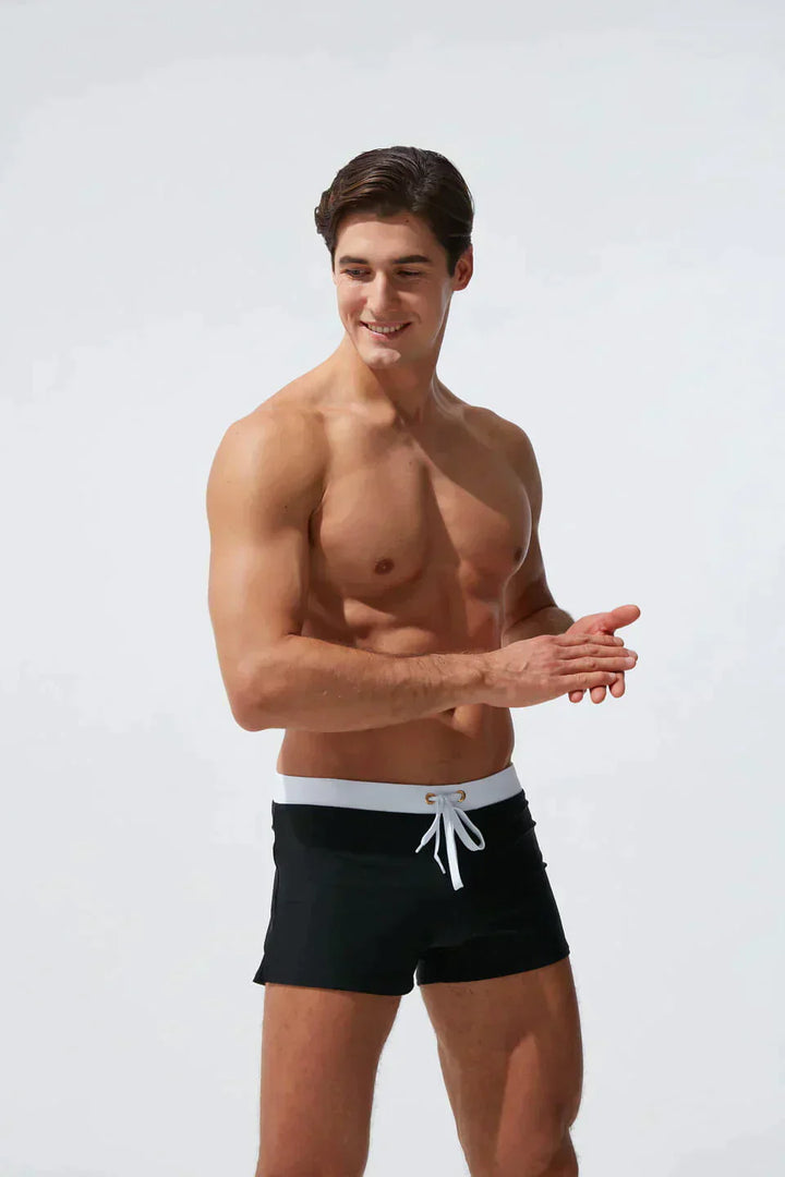 Men’s Drawstring Swim Trunks