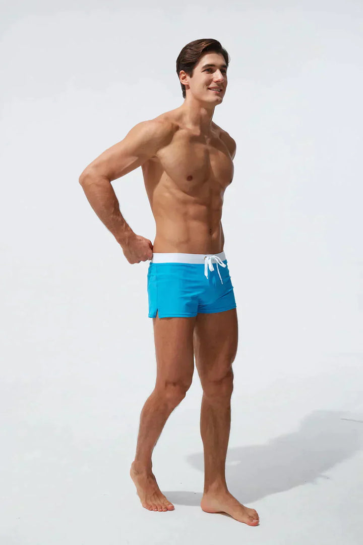 Men’s Drawstring Swim Trunks