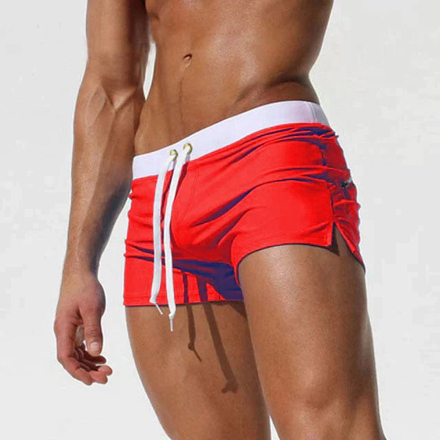 Men’s Drawstring Swim Trunks